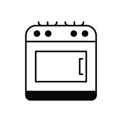 Stove  icon vector stock illustration