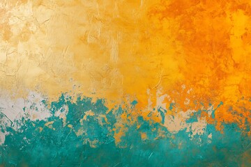 Abstract orange and teal textured background with soft gradient design for creative visuals