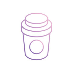 Coffee Cup icon vector stock illustration