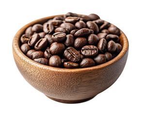 Brewing fresh coffee beans kitchen food isolated on transparent background