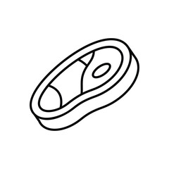 Meat  icon vector stock illustration