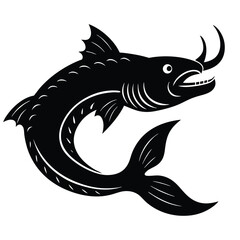 leviathan vector isolated on white background