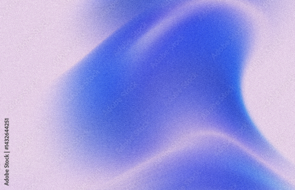 Poster abstract blue noise background with circles, grain noise particle dust mesh. design. blank.