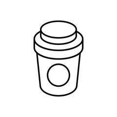 Coffee Cup icon vector stock illustration