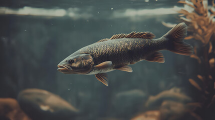 Large fish underwater scene