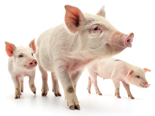pig images with white background