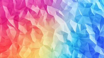 Chromatic Polygon Abstract: A Vivid Gradient Geometric Surface Aesthetic