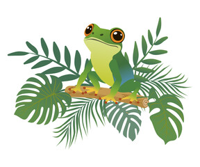 Beautiful vector summer pattern of hummingbirds and palm leaves with tropical flowers. Perfect for wallpapers, web page backgrounds, surface textures, textiles.