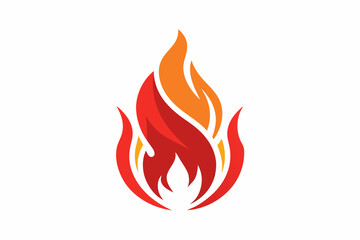 fire flame vector illustration 
