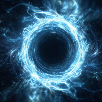 Futuristic Energy Portals and Sci-Fi Vortex Tunnels &ndash; Glowing Wormholes and Light Speed Motion FX Collection