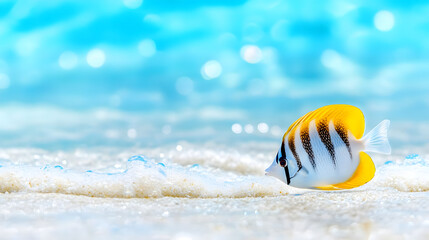 Obraz premium Vibrant summer beach abstract