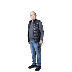 Fototapeta premium A man with umbrella