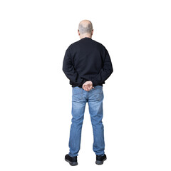 Fototapeta premium A man reflecting