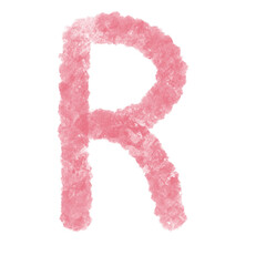 pink letters