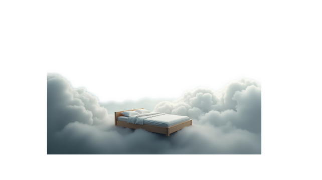 bed in the clouds (png)