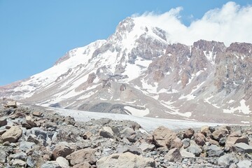 Hiking to Georgia's Gergeti Glacier and the base of Mt. Kazbek
