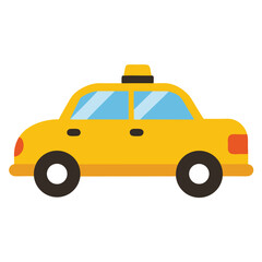 Mumbai taxi color vector isolated on white background