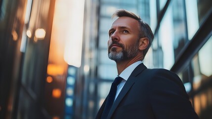 finance and banking ideas. Male executive with experience in global banking, stock and mutual fund investing, and retirement planning. Business strategy, networking, and blockchain