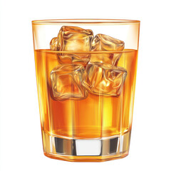 whiskey with ice