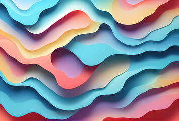 Fototapeta premium New Rainbow Bright gradient background with mixed colors with tile transition, threads top, in good quality, generative ai