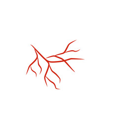 illustration of human blood vessels