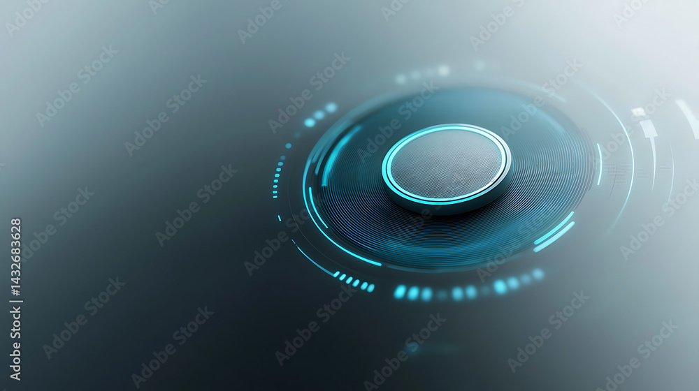 Poster interactive technology interface digital space graphic design futuristic environment close-up view u