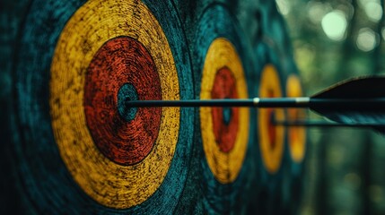 Archery Target: Precision and Focus in Nature