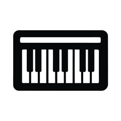 Keyboard Keys Stencil Icon Silhouette Vector Illustration