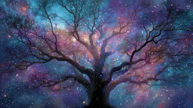 Cosmic Tree of Life Branches Spanning Galaxies