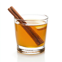 glass of cola with cinnamon