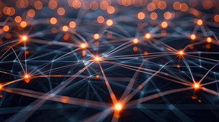 Network Connections , Abstract Technology Background , Global Network Technology And Data Exchange