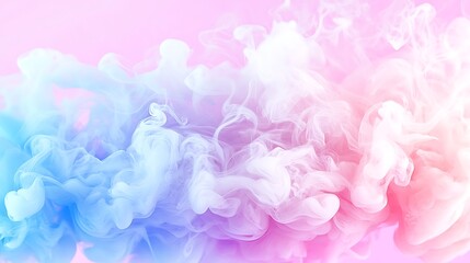 Abstract Pastel Color Swirls Background