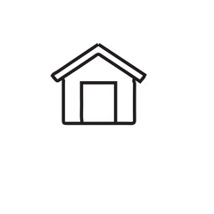 Attractive Hand Drawn Doodle Dog House Elements Vector Illustration