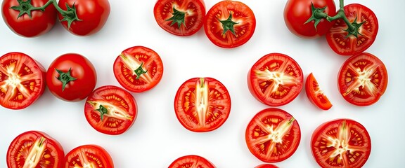Juicy Sliced Tomatoes