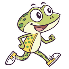 frogs mascot illustration