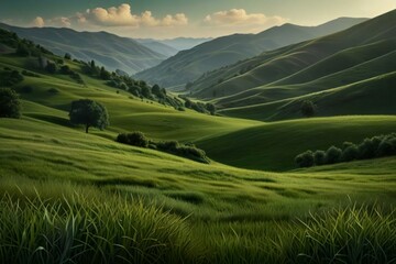 Fototapeta premium rice terraces in the morning