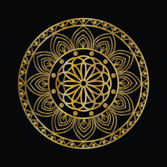 Golden Mandala Vector Designs