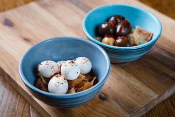 Delicious Spicy Egg Dishes Served