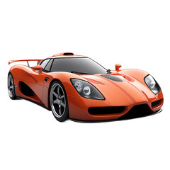 Obraz premium stunning sport car isolated at transparent background
