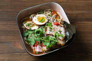 Flavorful Ramen Bowl with Toppings