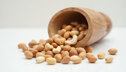 Nuts_and_Cashews-Wooden_Bowl-Healthy_Snacks-Nutrition-Protein