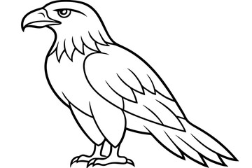 Minimalist Eagle Vector