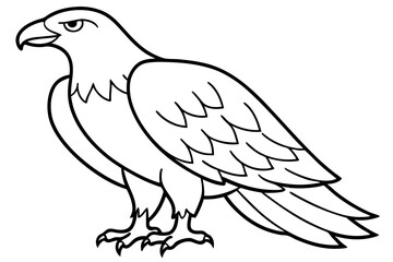 Minimalist Eagle Vector