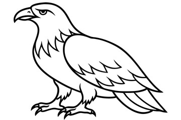 Minimalist Eagle Vector