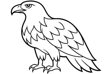 Minimalist Eagle Vector