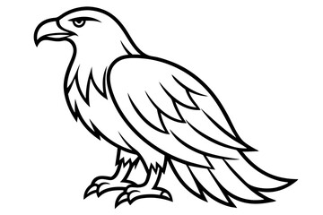 Minimalist Eagle Vector