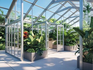 Serene Botanical Garden Tranquil Nature Escape