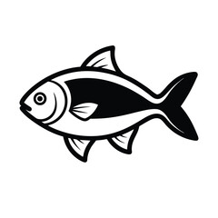 Fish Icon Vector Illustration