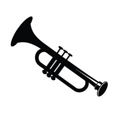 Trumpet Icon Vector Illustration © freevectora