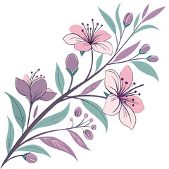 Seamless Wall Design with Hand-Painted Watercolor for Elegant Interiors